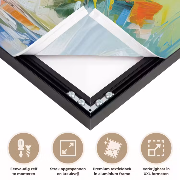 Art Frame - Bloemen - Kleurrijk - Bloempot - Olieverf — 8