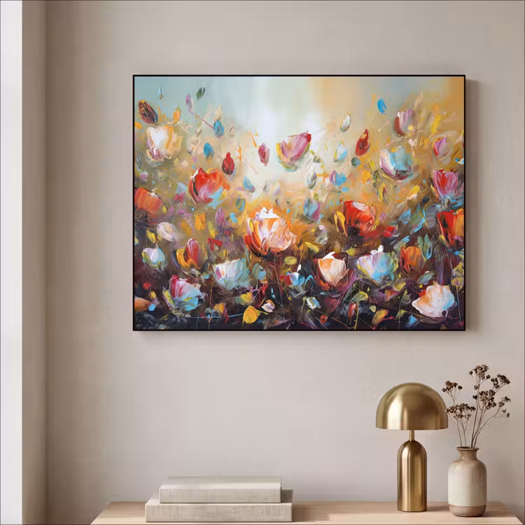 Art Frame - Bloemen - Kunst - Natuur - Olieverf — 5