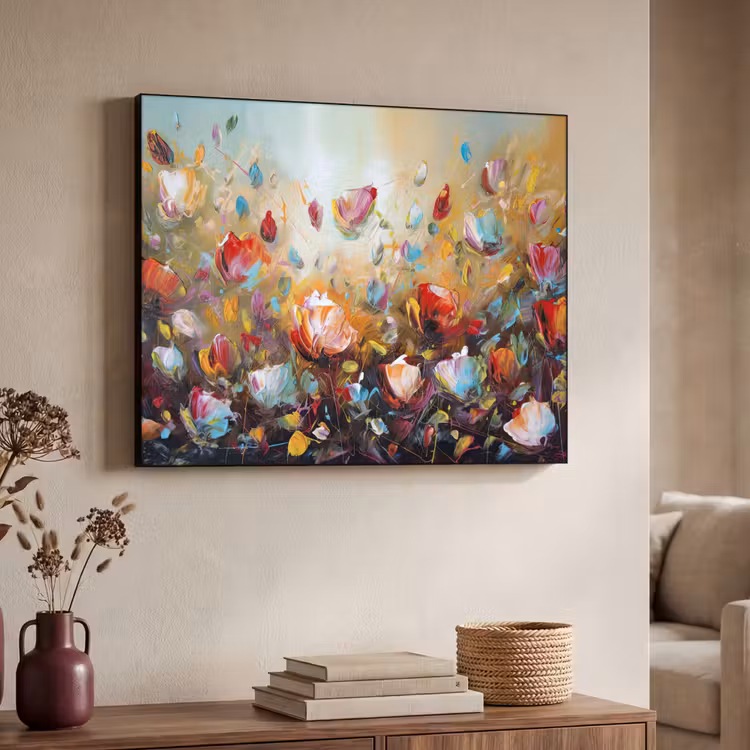 Art Frame - Bloemen - Kunst - Natuur - Olieverf — 7