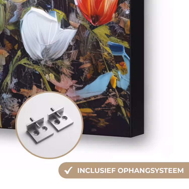 Art Frame - Olieverf - Bloemen - Kleurrijk - Natuur — 6