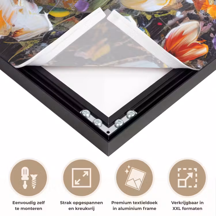 Art Frame - Olieverf - Bloemen - Kleurrijk - Natuur — 8