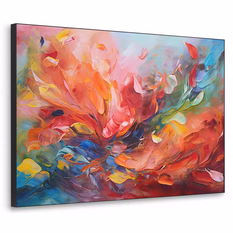 Art Frame - Olieverf - Kunst - Abstract - Kleurrijk — 1
