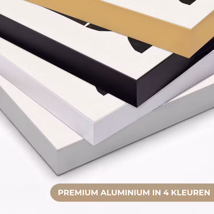 Art Frame - Modern - Halve cirkel - Goud - Zwart — 2