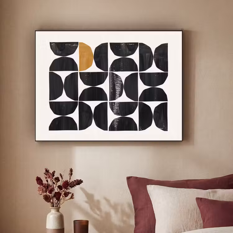 Art Frame - Modern - Halve cirkel - Goud - Zwart — 3