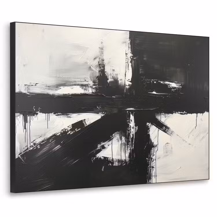 Art Frame - Modern - Zwart wit - Abstract - Kunst — 1
