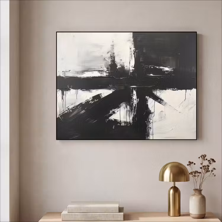 Art Frame - Modern - Zwart wit - Abstract - Kunst — 5