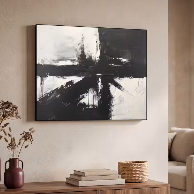 Art Frame - Modern - Zwart wit - Abstract - Kunst — 7