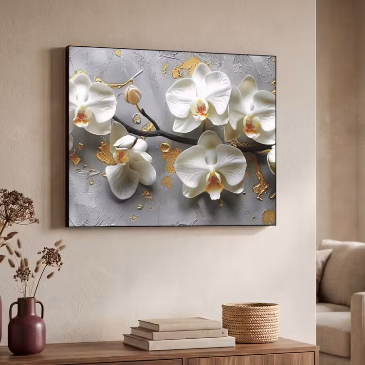 Art Frame - Bloemen - Orchidee - Abstract - Modern — 7