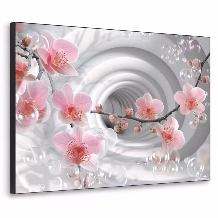 Art Frame - Bloemen - Tunnel - Abstact - 3D effect — 1