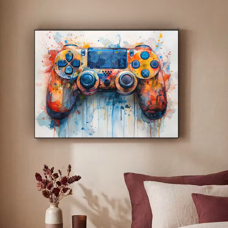Art Frame - Kinder- en tiener kamer - Gaming - Game controller — 3