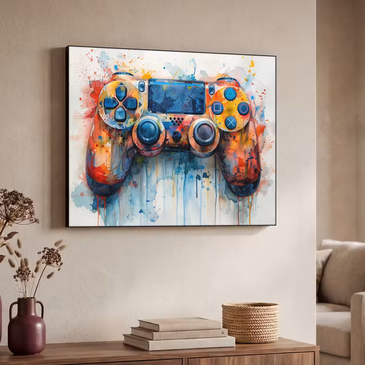 Art Frame - Kinder- en tiener kamer - Gaming - Game controller — 7