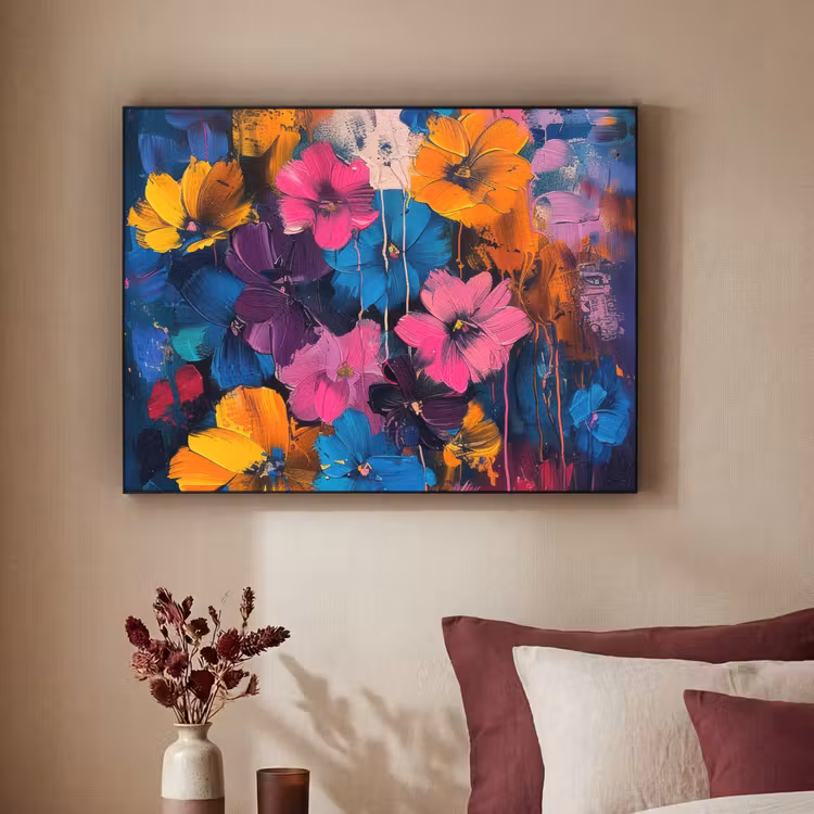 Art Frame - Bloemen - Kleurrijk - Abstract - Modern — 3
