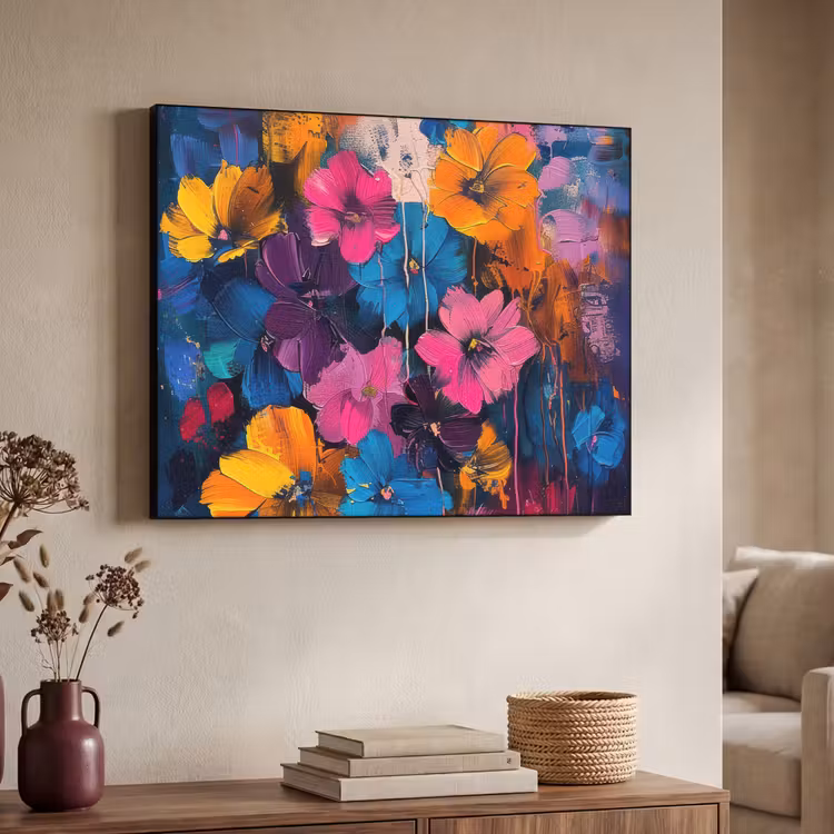 Art Frame - Bloemen - Kleurrijk - Abstract - Modern — 7