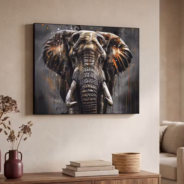 Art Frame - Olifant - Watercolor - Wilde dieren - Luxe — 7