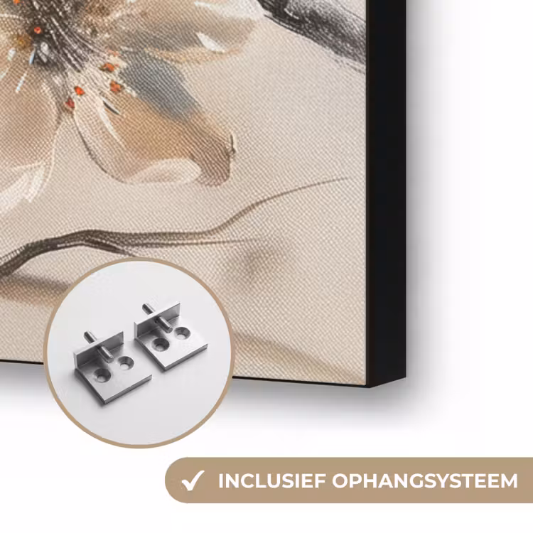 Art Frame - Bloemen - Natuur - Wit - Bloesem - Abstract — 6