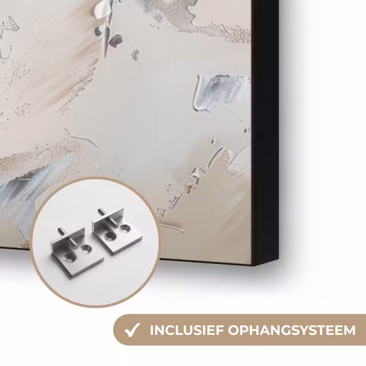 Art Frame - Bloemen - Wit - Goud - Beige - Luxe — 6