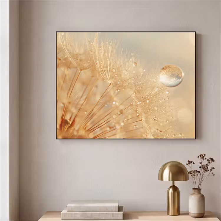 Art Frame - Paardenbloem - Water - Natuur - Planten - Modern — 5
