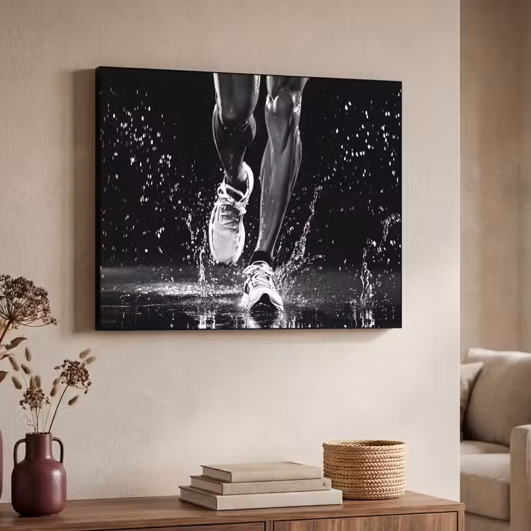 Art Frame - Hardloopschoenen - Rennen - Druppels - Zwart — 7