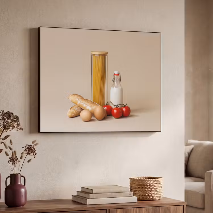 Art Frame - Spaghetti - Melk - Tomaten - Eieren - Brood — 7