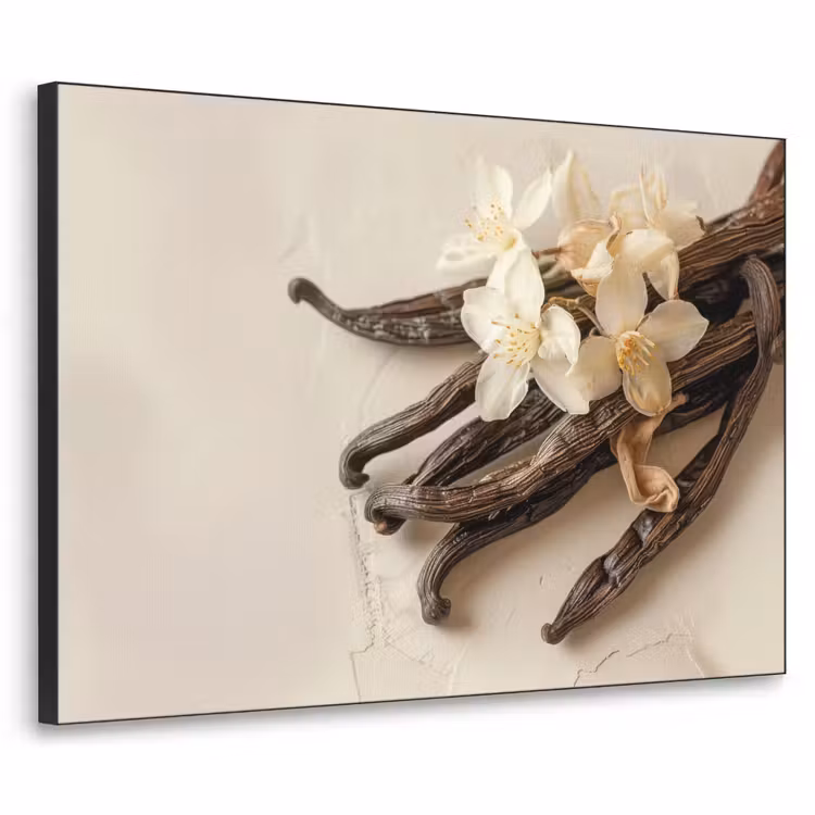Art Frame - Vanille - Bloemen - Beige — 1