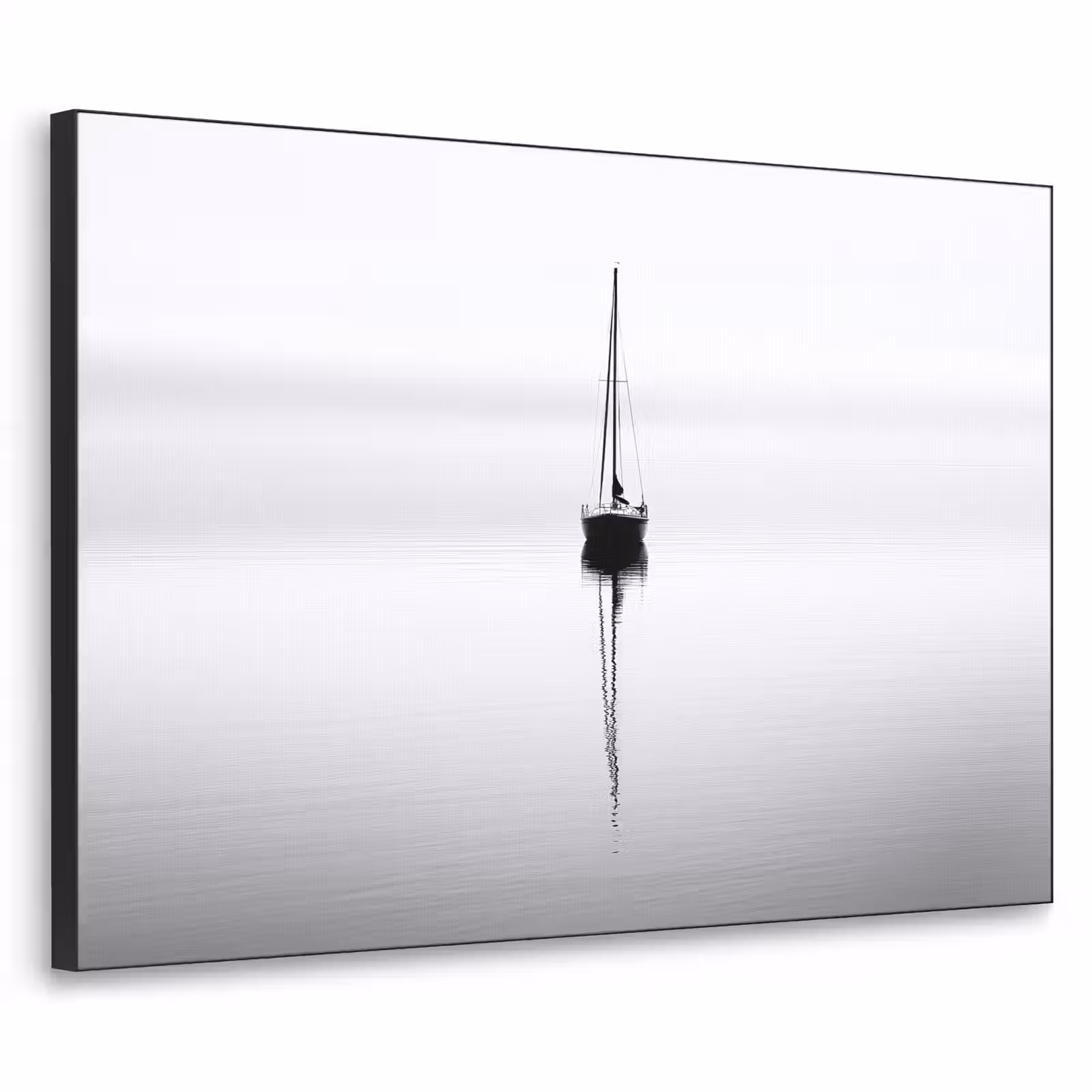 Art Frame - Zeilboot - Zwart - Water - Silhouet — 1