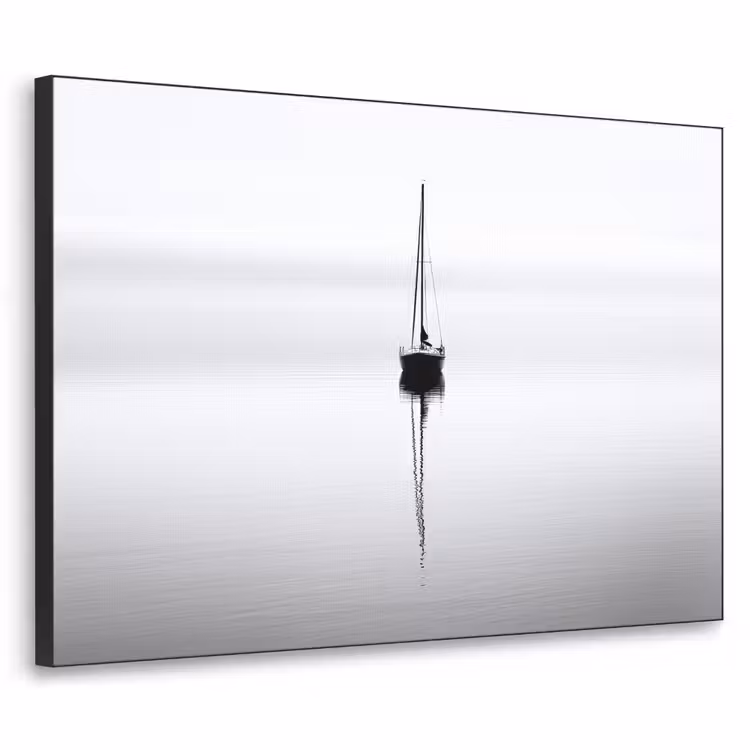 Art Frame - Zeilboot - Zwart - Water - Silhouet — 1