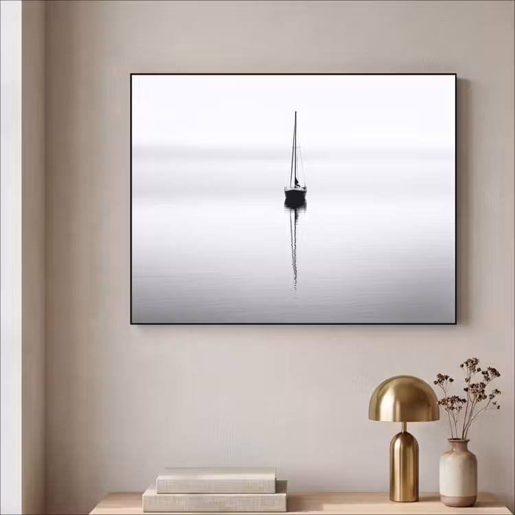 Art Frame - Zeilboot - Zwart - Water - Silhouet — 5