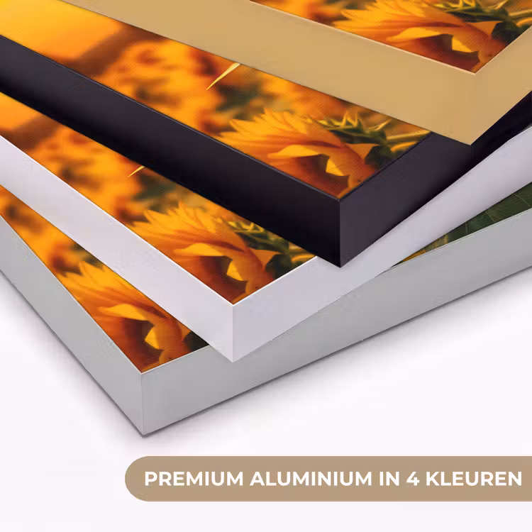 Art Frame - Zonnebloem - Bloemen - Geel - Bloemenveld met zonnebloemen — 2