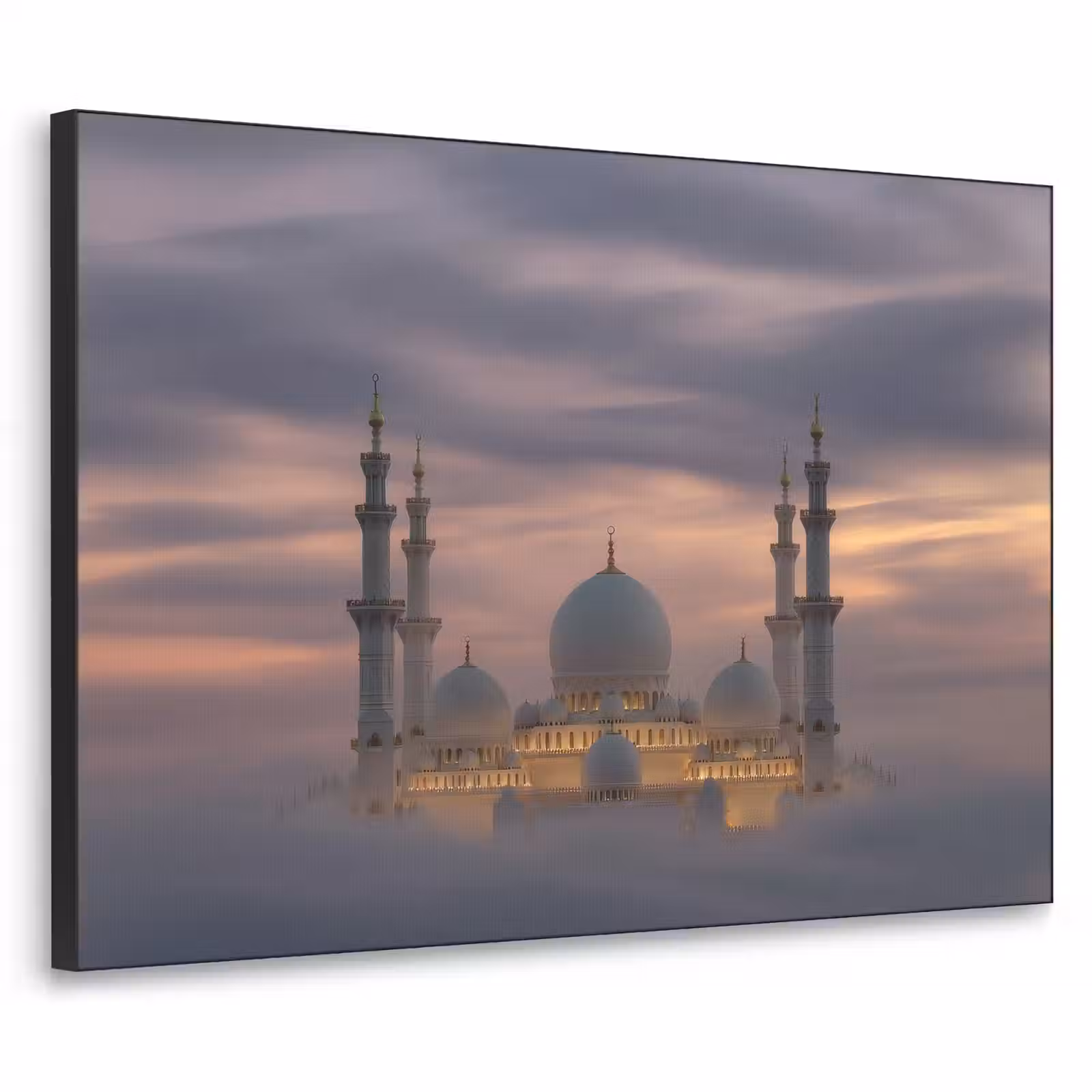 Art Frame - Zonsondergang - Moskee - Wolken - Islamitisch — 1