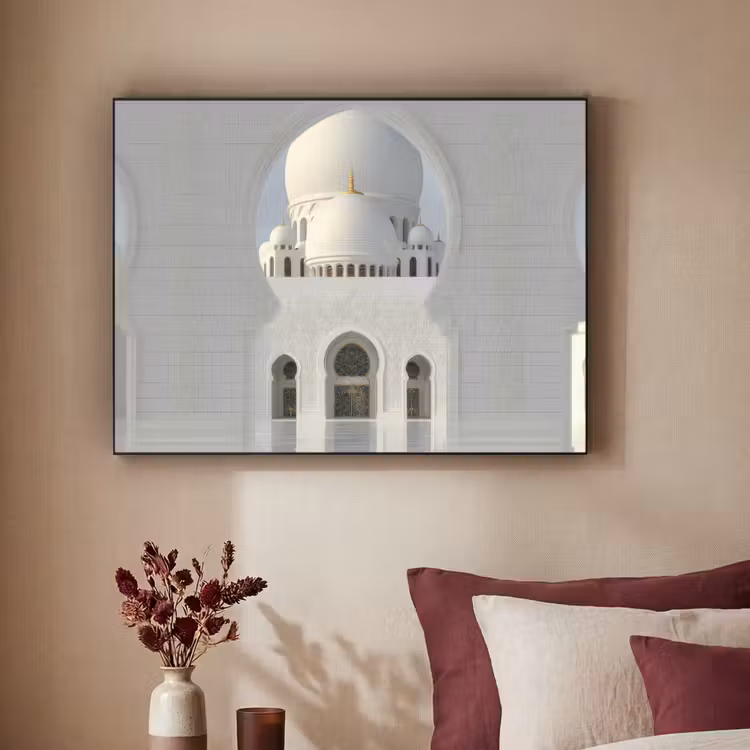 Art Frame - Witte koepel - Gouden Details - Moskee — 3