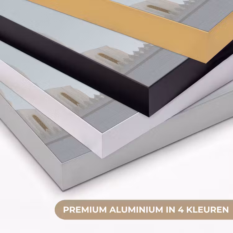 Art Frame - Witte koepels - Helderblauwe lucht - Islamitisch — 2