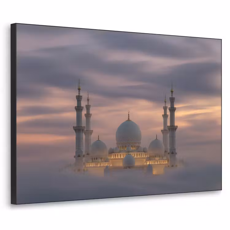 Art Frame - Zonsondergang - Moskee - Wolken - Islamitisch — 1