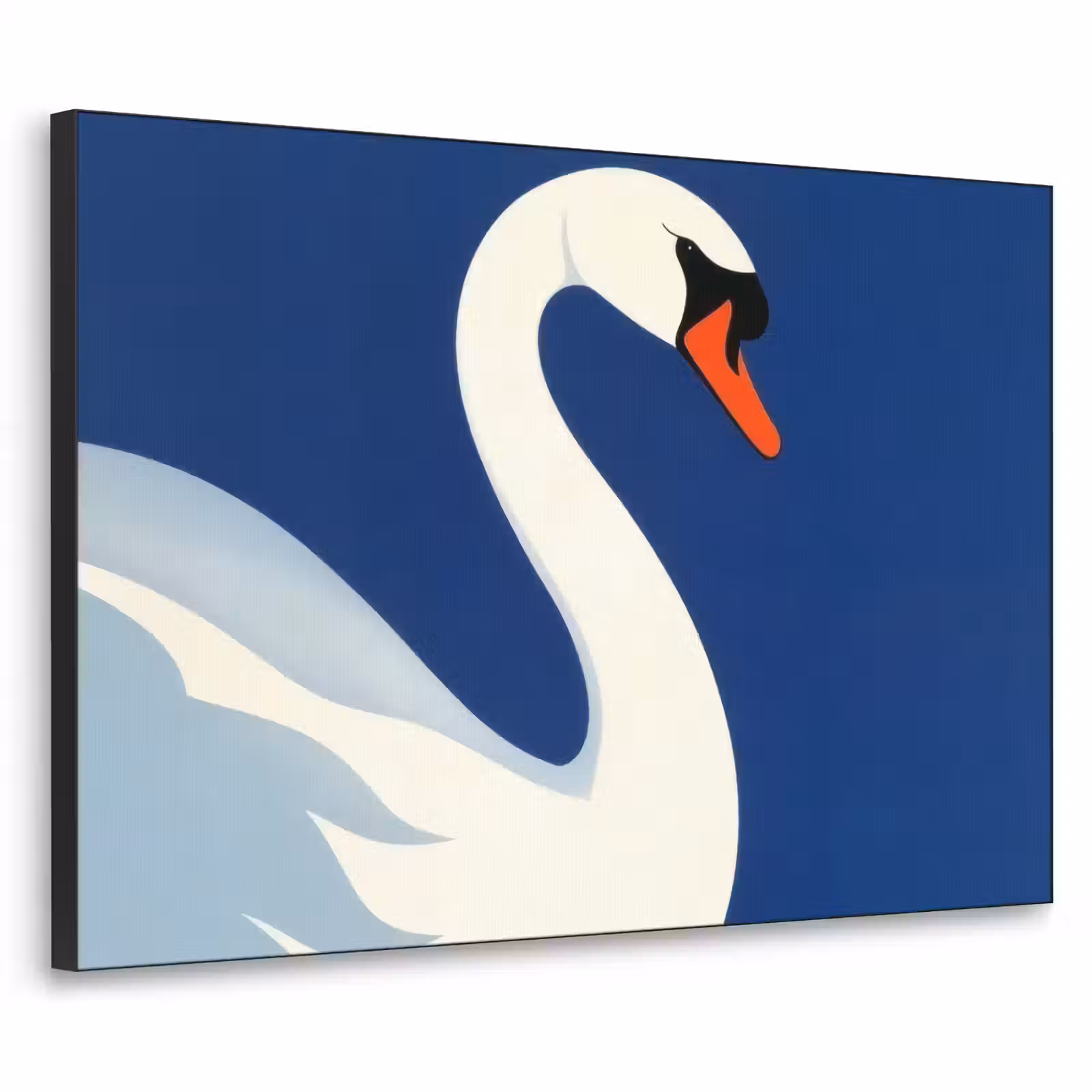 Art Frame - Zwaan - Wit - Snavel - Illustratie — 1