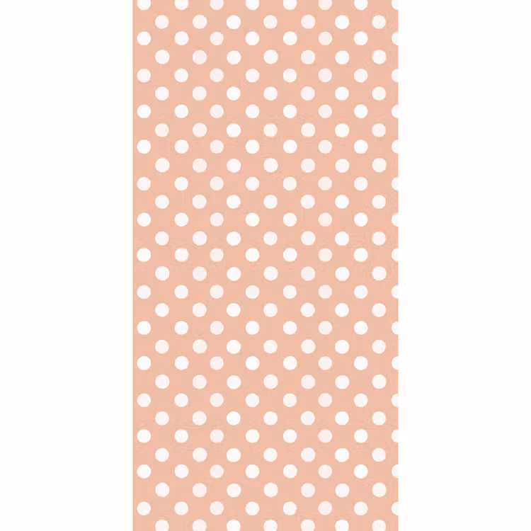 Behang - Klassiek - Polka - Perzik — 2