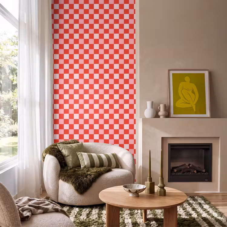 Behang - Klassiek - Rood — 1