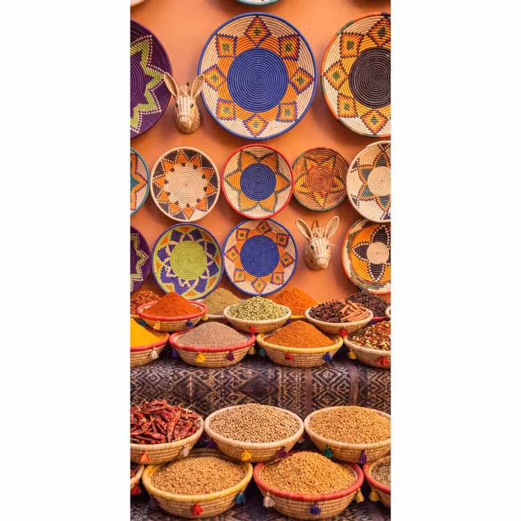 Behang - Eten - Kleurrijk - Cultuur — 2