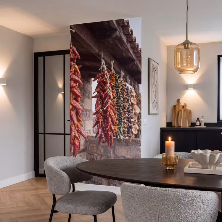 Behang - Rode pepers - Eten — 5