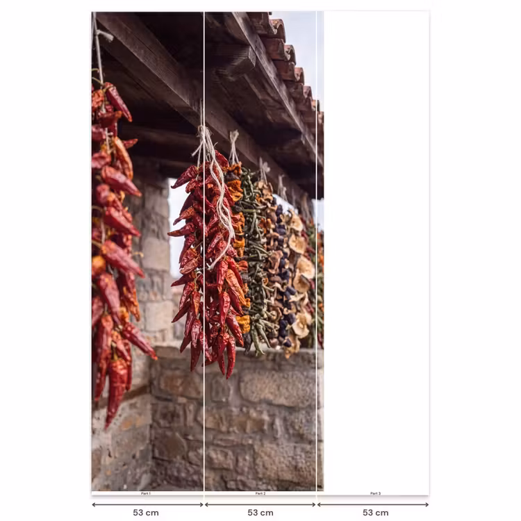 Behang - Rode pepers - Eten — 6