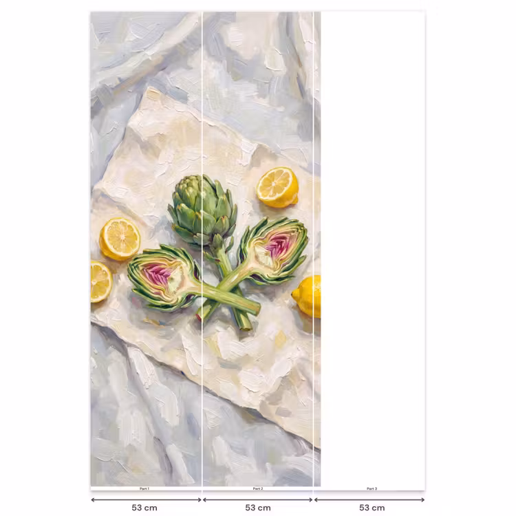 Behang - Artisjok - Citroen - Eten — 6