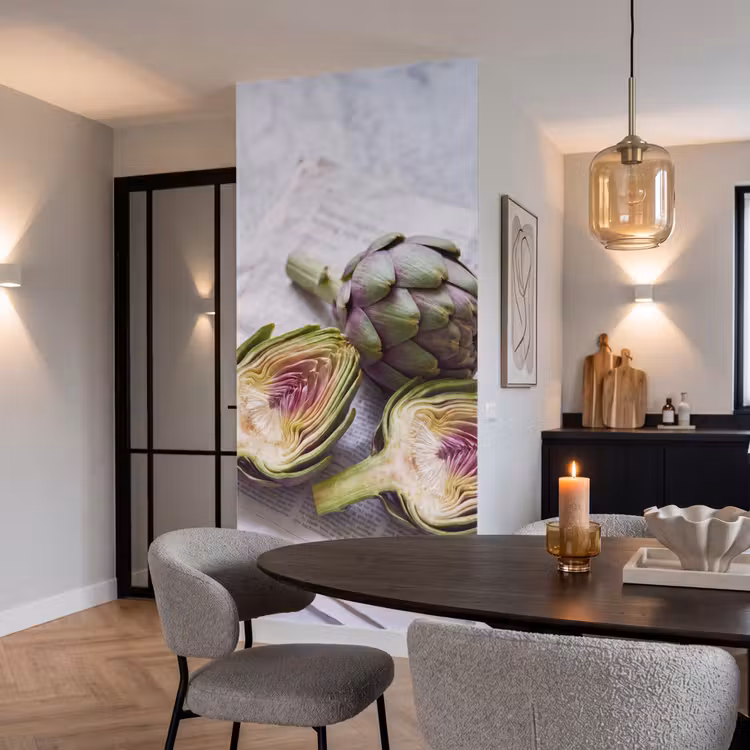 Behang - Artisjok - Doorgesneden - Eten — 5