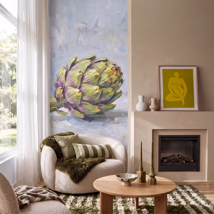 Behang - Eten - Artisjok - Modern — 1