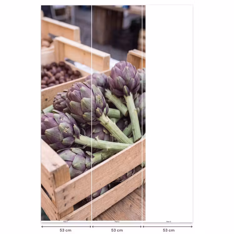 Behang - Groenten - Markt - Vers — 6