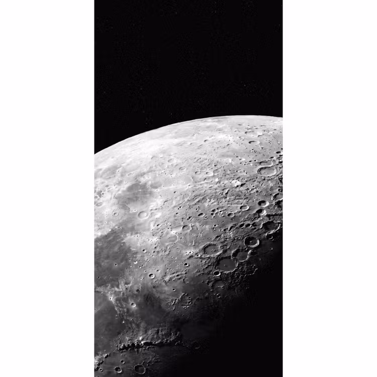 Behang - Maan - Kraters - Ruimte — 2