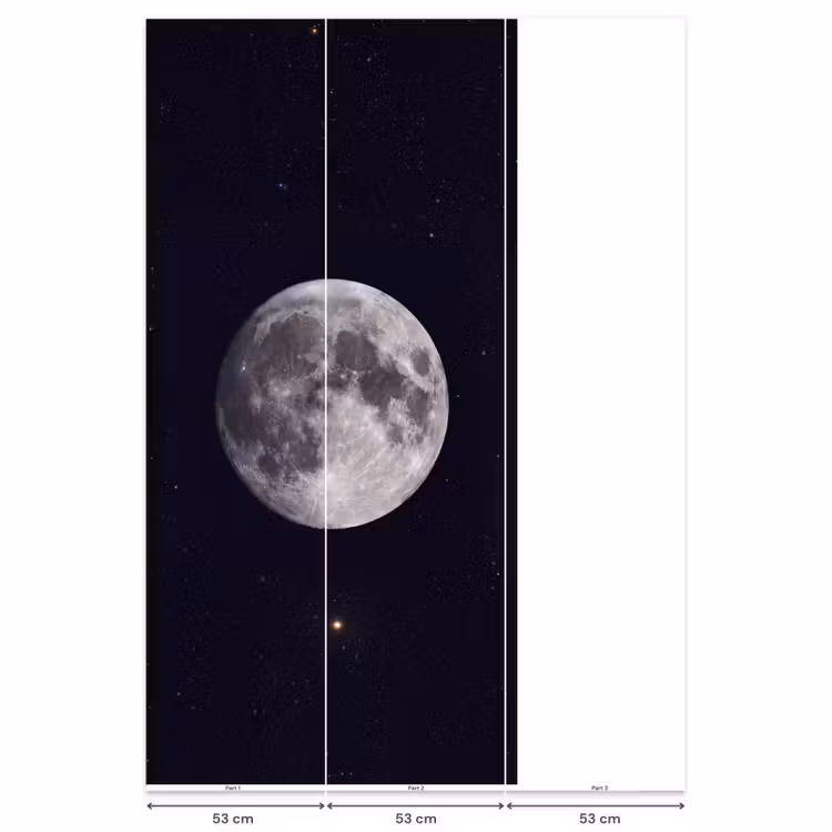 Behang - Maan - Sterren - Ruimte — 6