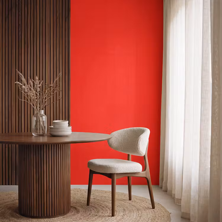 Behang - Vibrant - Vermilion - Rood — 4