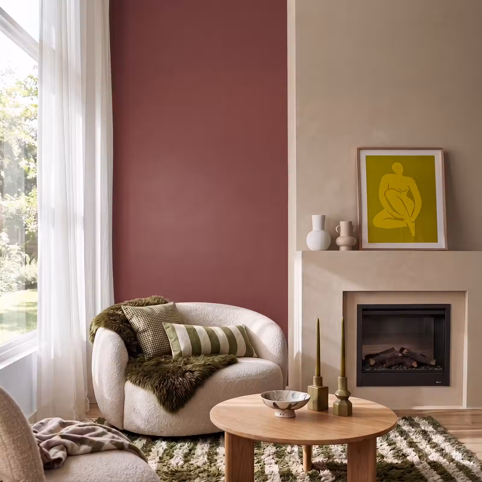 Behang - Valentine - Velvet - Rood — 1