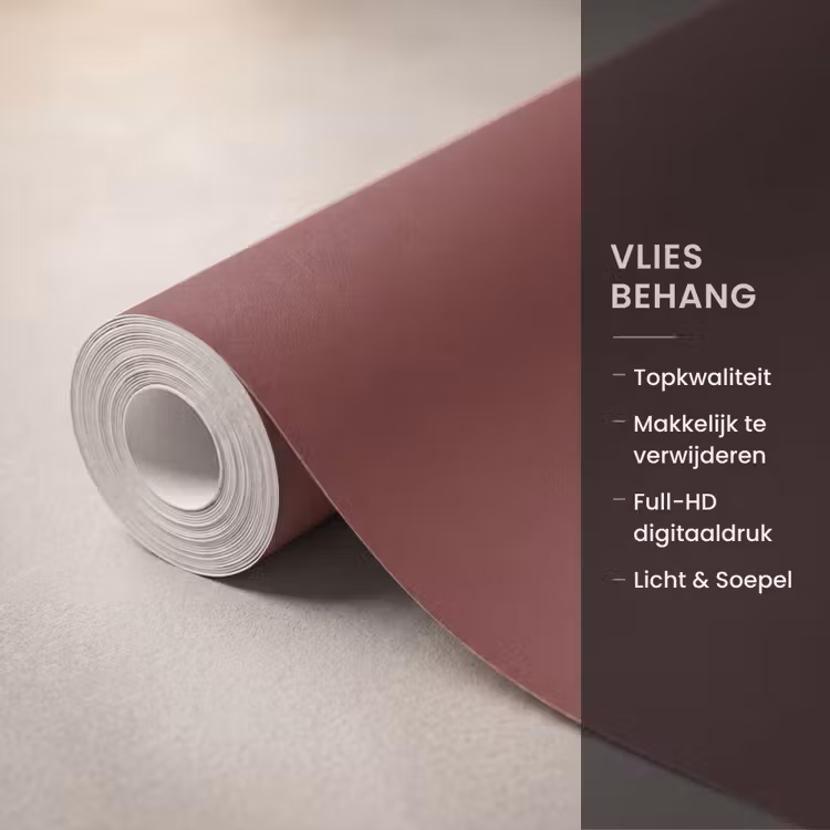 Behang - Valentine - Velvet - Rood — 3