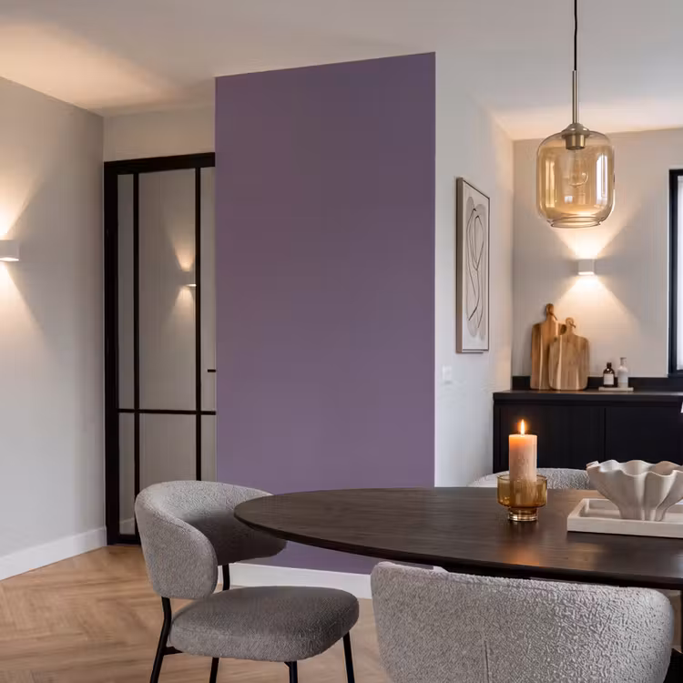 Behang - Velvet - Aubergine - Paars — 5