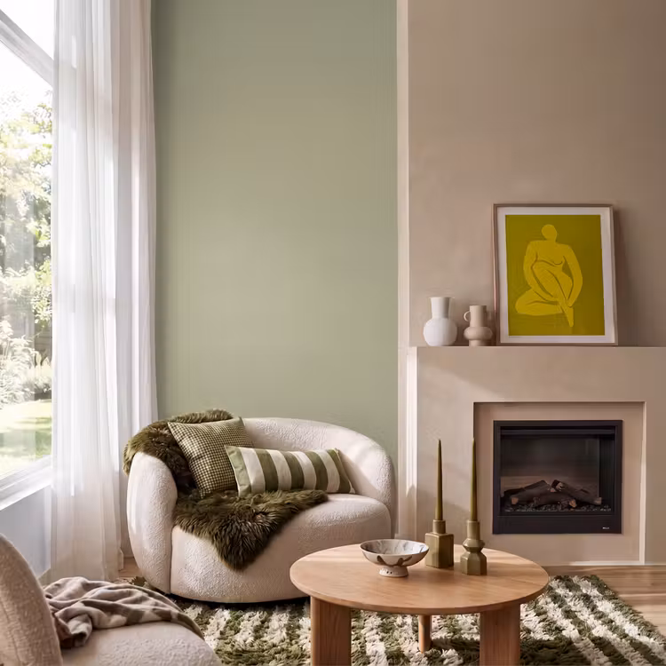 Behang - Vintage - Sage - Groen — 1