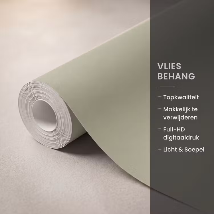 Behang - Vintage - Sage - Groen — 3